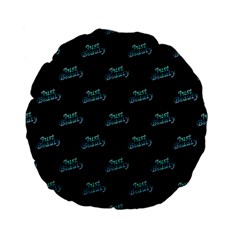 Just Beauty Words Motif Print Pattern Standard 15  Premium Flano Round Cushions by dflcprintsclothing