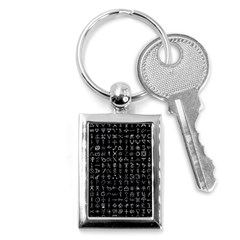 Alchemical Symbols - Collected Inverted Key Chain (rectangle) by WetdryvacsLair