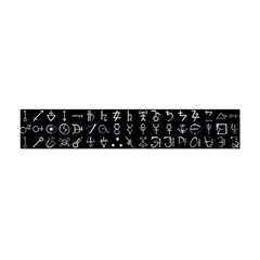 Alchemical Symbols - Collected Inverted Flano Scarf (mini) by WetdryvacsLair