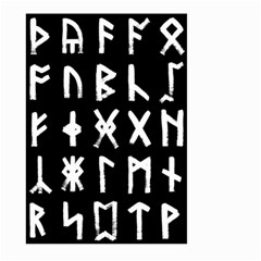 The Anglo Saxon Futhorc Collected Inverted Large Garden Flag (two Sides) by WetdryvacsLair