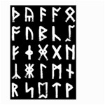 The Anglo Saxon Futhorc Collected Inverted Large Garden Flag (Two Sides) Front