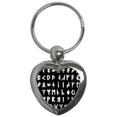 Complete Dalecarlian Rune Set Inverted Key Chain (heart) by WetdryvacsLair