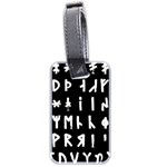 Complete Dalecarlian Rune Set Inverted Luggage Tag (two sides) Back