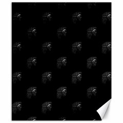 Arfican Head Sculpture Motif Print Pattern Canvas 8  X 10  by dflcprintsclothing