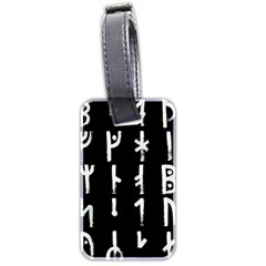 Medieval Runes Collected Inverted Complete Luggage Tag (two Sides) by WetdryvacsLair