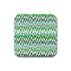 Paper African Tribal Rubber Square Coaster (4 Pack)  by Mariart