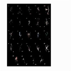 Brush And Ink Card Sequence Collected Large Garden Flag (two Sides) by WetdryvacsLair