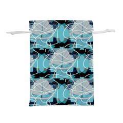 Digital Waves Lightweight Drawstring Pouch (m) by Sparkle