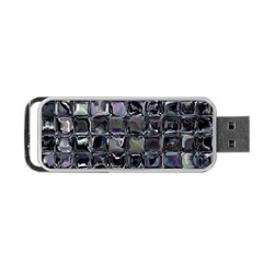 Funky Mosaic  Portable Usb Flash (one Side) by MRNStudios