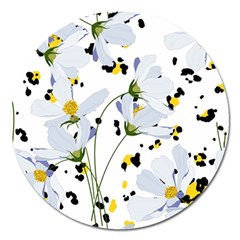 Tree Poppies  Magnet 5  (round) by Sobalvarro