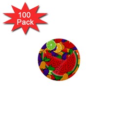 Fruit Life 2  1  Mini Buttons (100 Pack)  by Valentinaart