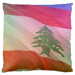 Lebanon Standard Flano Cushion Case (two Sides) by AwesomeFlags