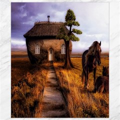 Strange House And Horses From Fonebook Canvas 8  X 10  by 2853937
