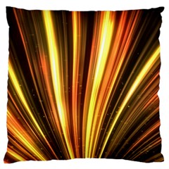 Energy Flash Futuristic Glitter Large Flano Cushion Case (two Sides) by Dutashop