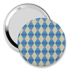 Pattern Texture Chevron 3  Handbag Mirrors by Dutashop