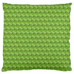Green Pattern Ornate Background Standard Flano Cushion Case (two Sides) by Dutashop