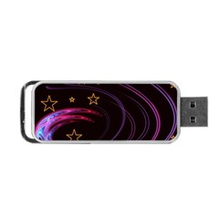 Background Abstract Star Portable Usb Flash (one Side) by Dutashop