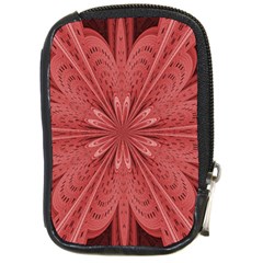 Background Floral Pattern Compact Camera Leather Case by Dutashop