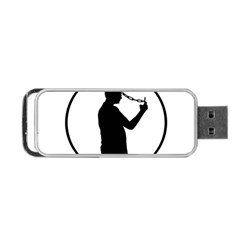 Mobile Phone Addiction Concept Drawing Portable Usb Flash (two Sides) by dflcprintsclothing