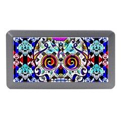 Sugar Skull Pattern 2 Memory Card Reader (mini) by ExtraAwesomeSauce