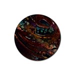 Abstract Art Rubber Round Coaster (4 pack)  Front