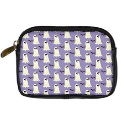 Halloween Ghost Bat Digital Camera Leather Case by Dutashop
