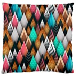 Abstract Triangle Tree Standard Flano Cushion Case (Two Sides) Front