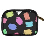 Many Colors Pattern Seamless Digital Camera Leather Case Back