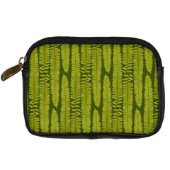 Fern Texture Nature Leaves Digital Camera Leather Case by Dutashop