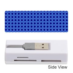 Basket Weave Basket Pattern Blue Memory Card Reader (stick) by Dutashop