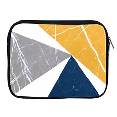 Abstrait Triangles Jaune/bleu/gris Apple Ipad 2/3/4 Zipper Cases by kcreatif