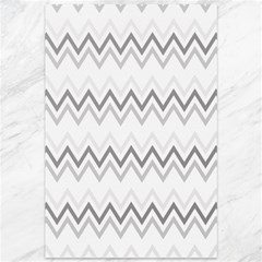 Chevrons Gris/blanc Canvas 12  X 18  by kcreatif