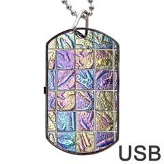Tiles Cbdoilprincess 9bce4aa2-e68c-4f2b-9a83-c8e38fcd4516 Dog Tag Usb Flash (one Side) by CBDOilPrincess1