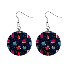 Romantic Snails Mini Button Earrings by SychEva