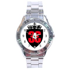 343 Logo Stainless Steel Analogue Watch by 343Initiative