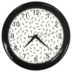 Rain  Wall Clock (black) by Sobalvarro
