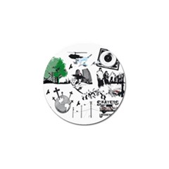 Skater-underground Golf Ball Marker (4 Pack) by PollyParadise