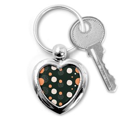 Black Peach White  Key Chain (heart) by Sobalvarro