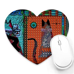 Cats Heart Mousepads by LW41021