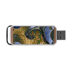 Sea Of Wonder Portable Usb Flash (one Side) by LW41021