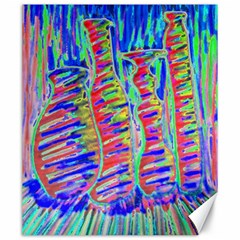 Vibrant-vases Canvas 20  X 24  by LW323