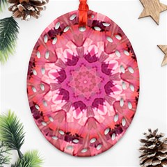 Love Oval Filigree Ornament (two Sides) by LW323