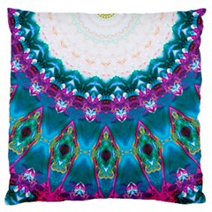 Peacock Large Cushion Case (two Sides) by LW323