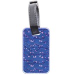 Branches With Peach Flowers Luggage Tag (two sides) Back
