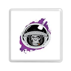 Purple Spacemonkey Memory Card Reader (square) by goljakoff