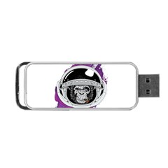 Purple Spacemonkey Portable Usb Flash (two Sides) by goljakoff