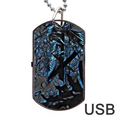 Sputnik Dog Tag Usb Flash (two Sides) by MRNStudios