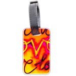  Graffiti Love Luggage Tag (two sides) Back