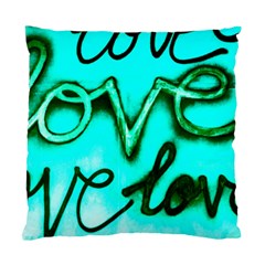  Graffiti Love Standard Cushion Case (two Sides) by essentialimage365