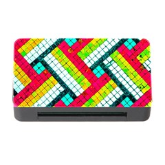 Pop Art Mosaic Memory Card Reader With Cf by essentialimage365